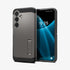 ACS07300 - Galaxy S24 Ultra Case Tough Armor in Black showing the back